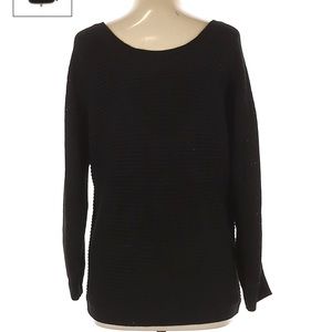 Venus black acrylic sweater